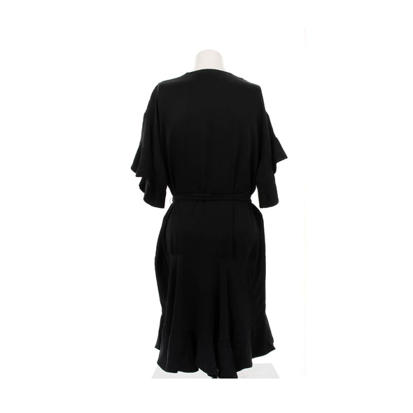 Robe en soie noire