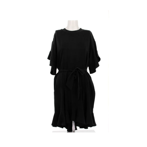 Robe en soie noire