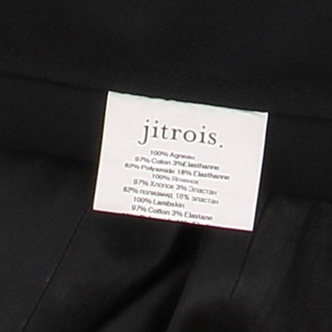Robe noire en cuir