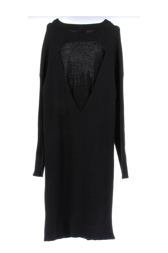 Robe en laine noire