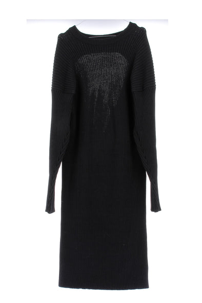 Robe en laine noire