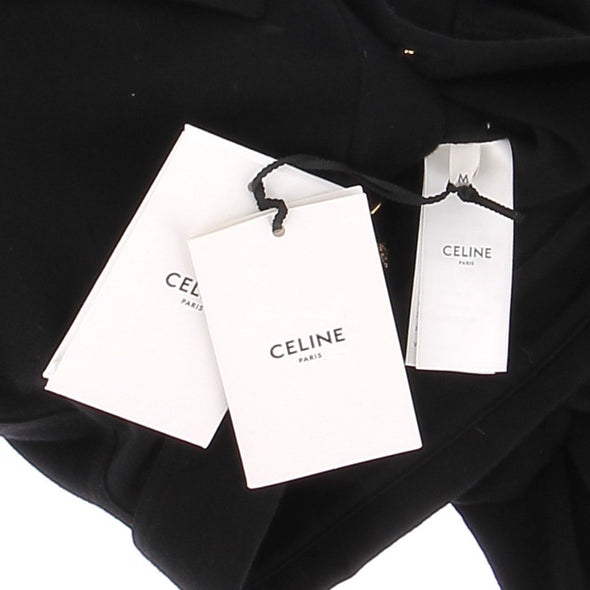 Robe noire en mélange de laine et cachemire