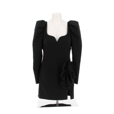 Robe en laine noire