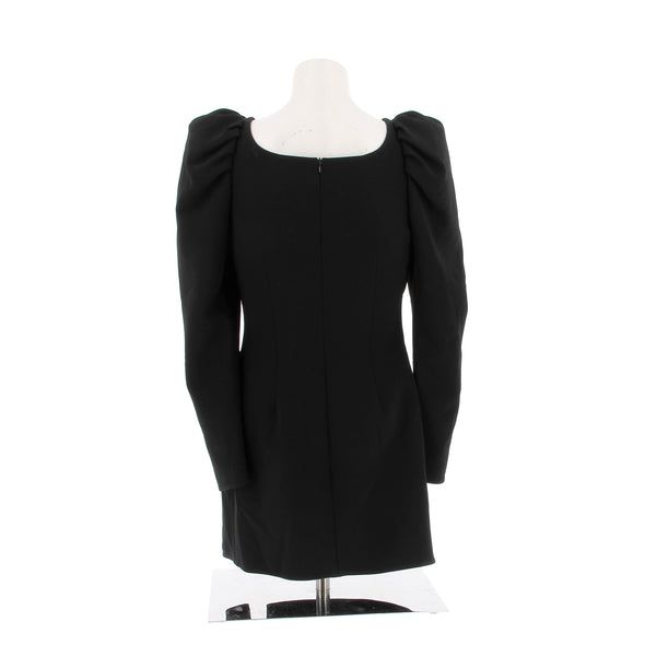 Robe en laine noire