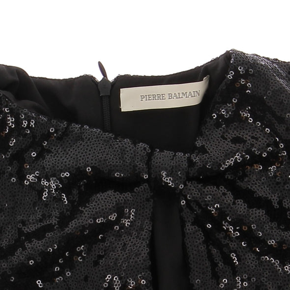 Robe noire à sequins