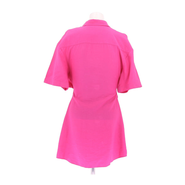 Robe chemise rose