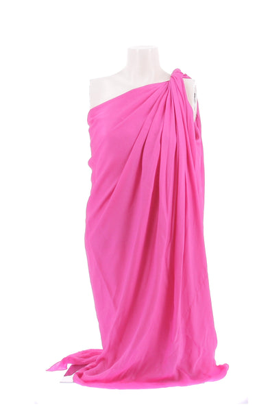 Robe en soie rose