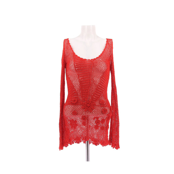 Mini robe rouge