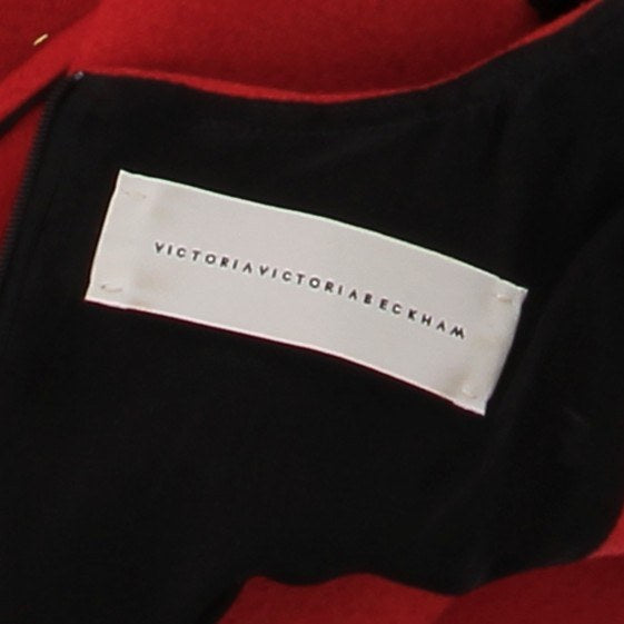 Robe en laine rouge