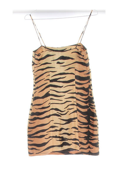Robe en soie imprimée
