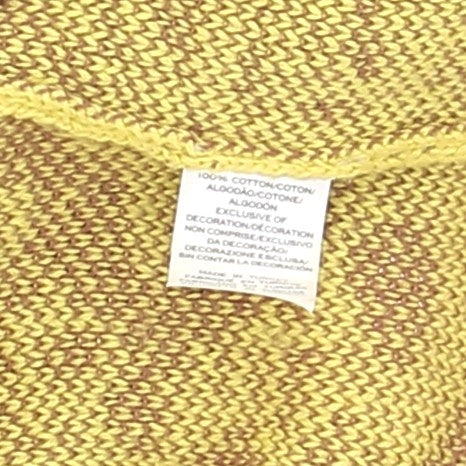 Tunique en tricot jaune