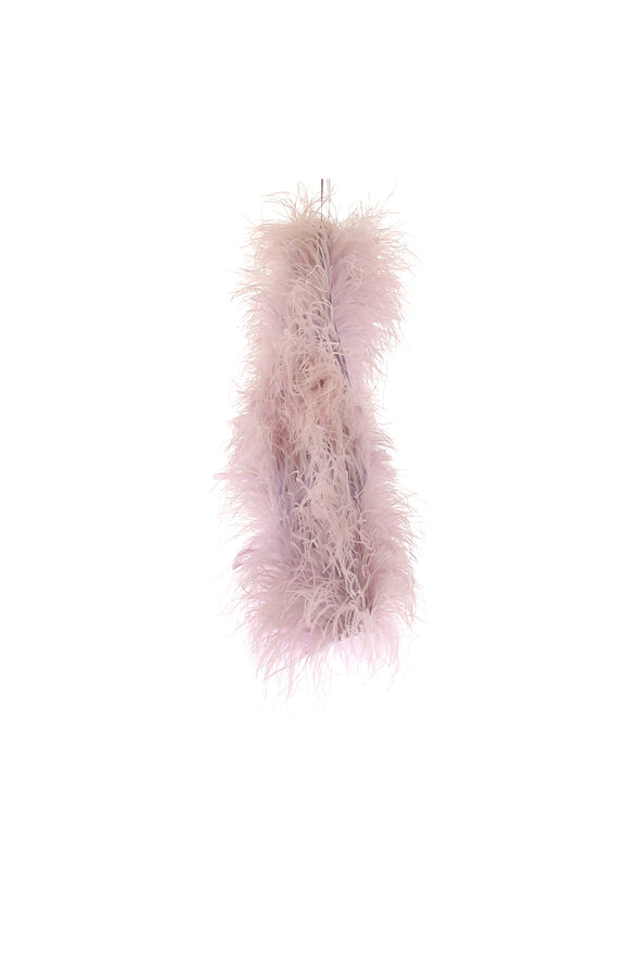 Mini robe à plumes