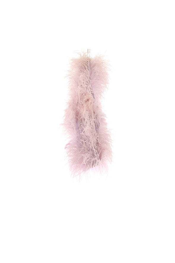 Mini robe à plumes