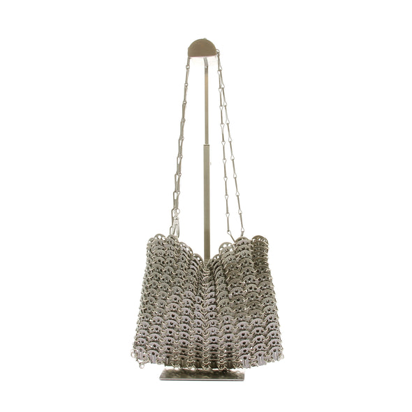Sac porté épaule argenté "1969"