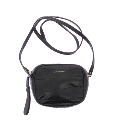 Sac à bandoulière noir "Mini Camera"