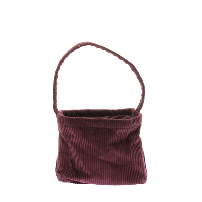 Sac à main en velours côtelé