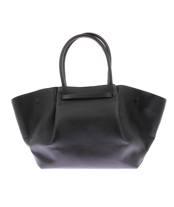 Sac en cuir grainé noir "The New York"