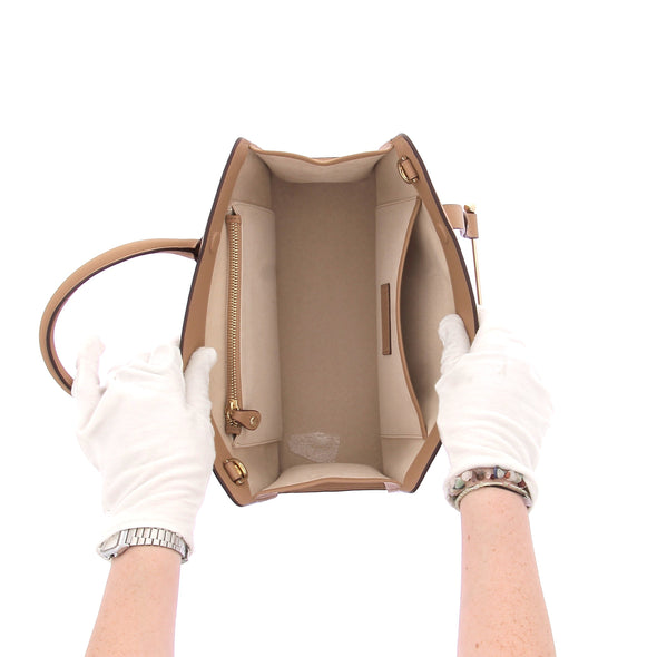 Sac à main "Midi Tote" marron clair