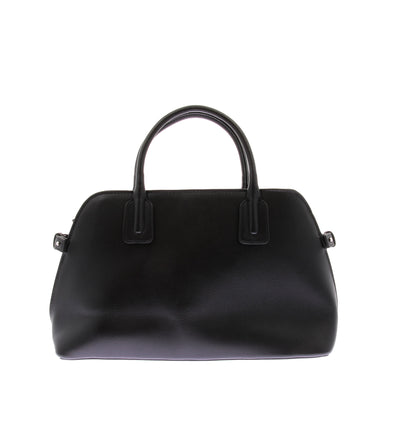 Sac à main en cuir noir