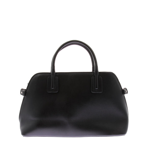 Sac à main en cuir noir