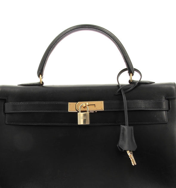 Sac à main en cuir "KELLY 32"