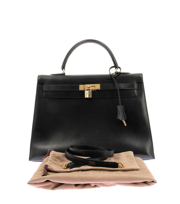 Sac à main en cuir "KELLY 32"
