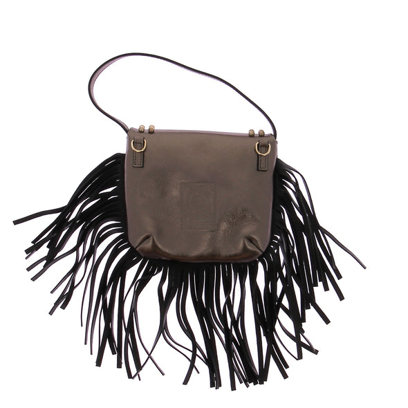 Sac à main argenté