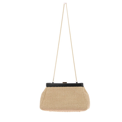Sac à bandoulière en raphia