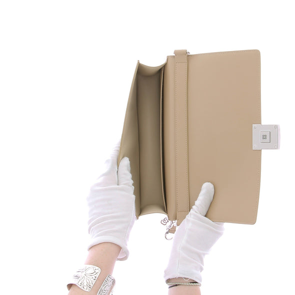 Sac "4G" en cuir beige