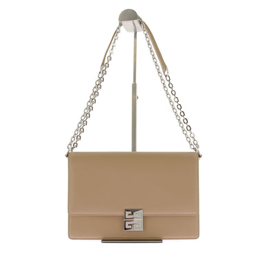 Sac "4G" en cuir beige