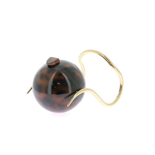 Sac à main rond écaille