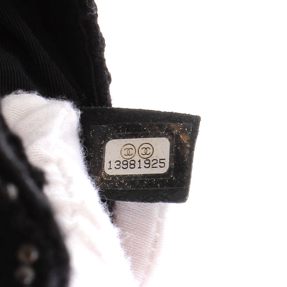 Sac à main "Timeless" noir à strass