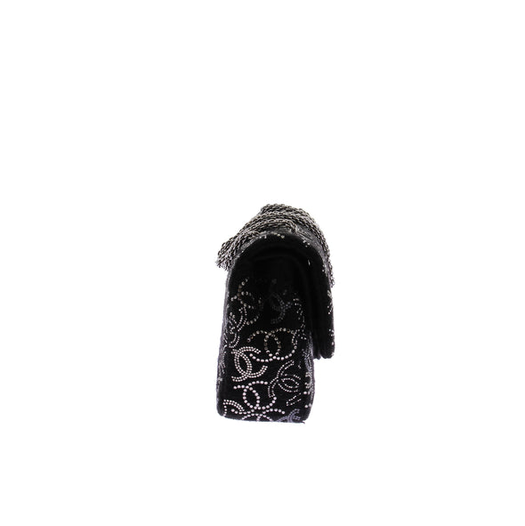 Sac à main "Timeless" noir à strass