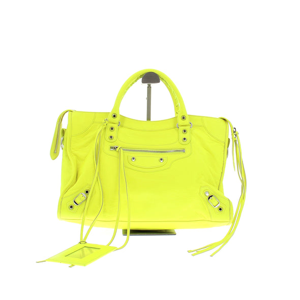 Sac à main jaune "City"