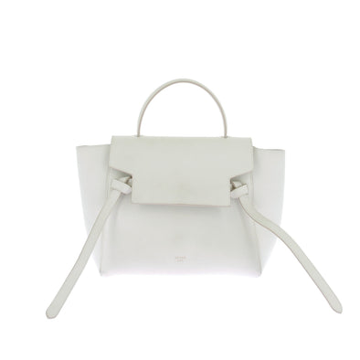 Sac à main blanc "Belt"