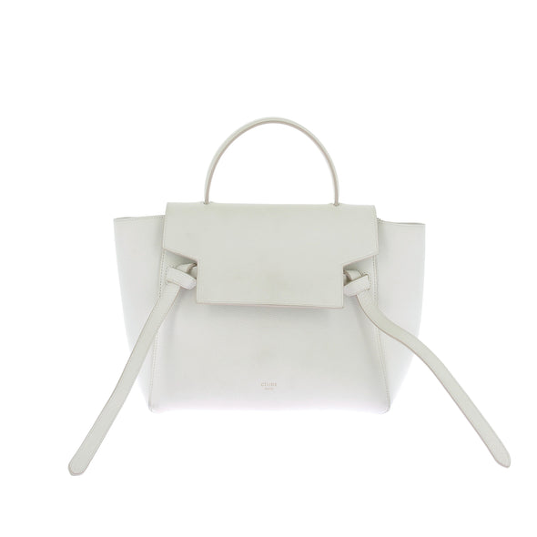 Sac à main blanc "Belt"