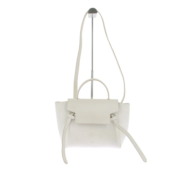 Sac à main blanc "Belt"