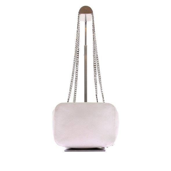 Sac à main en cuir blanc