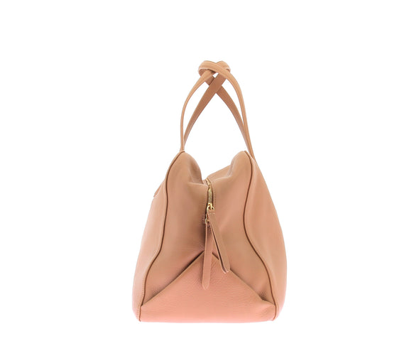 Sac à main "Maeve" en cuir camel