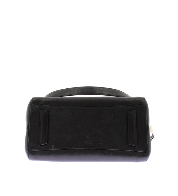Sac "Antigona" medium en cuir grainé noir