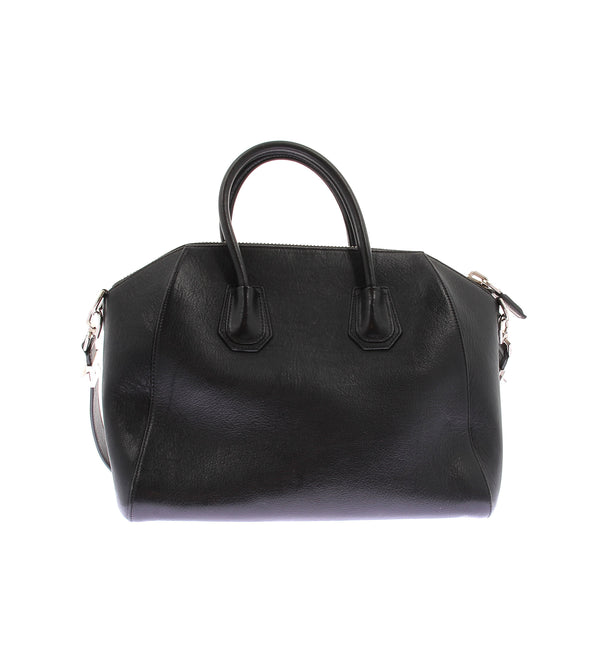 Sac "Antigona" medium en cuir grainé noir