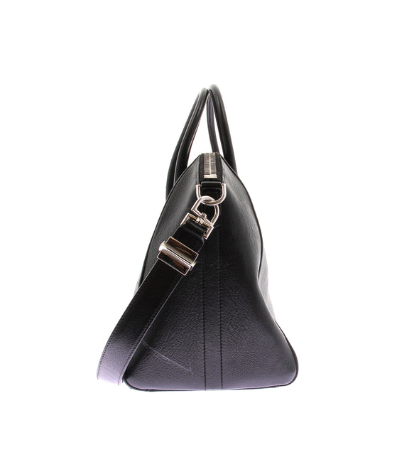 Sac "Antigona" medium en cuir grainé noir