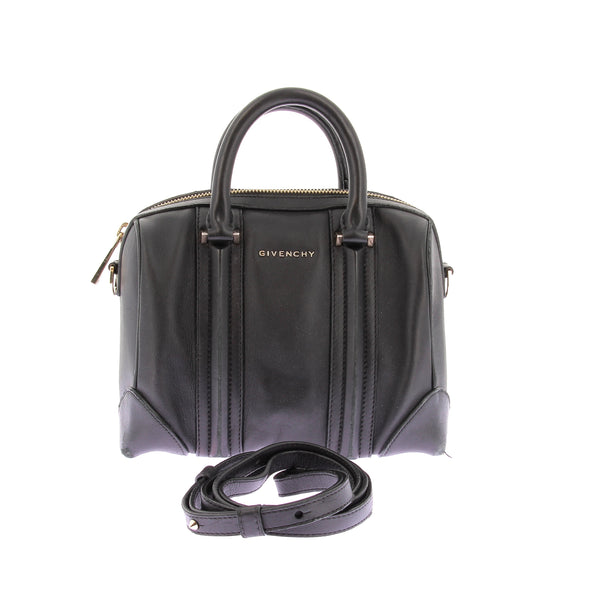 Sac "Lucrezia" noir à bandoulière