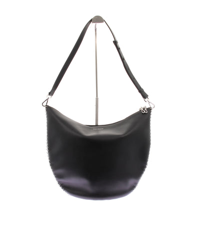Sac Hobo en cuir noir
