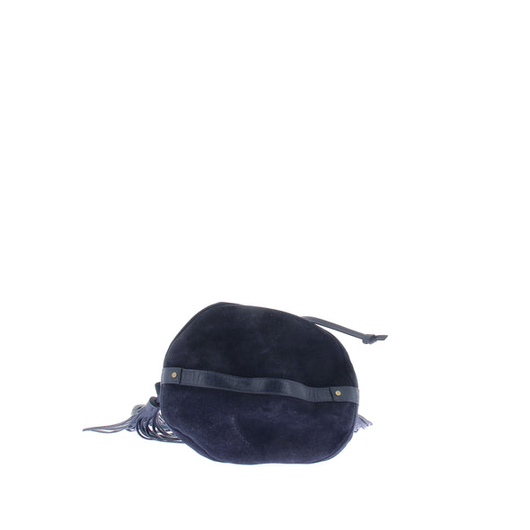 Sac sceau en cuir suédé