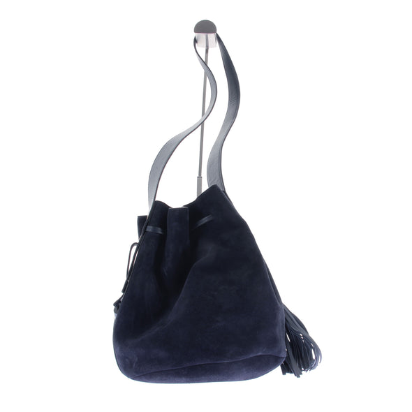 Sac sceau en cuir suédé