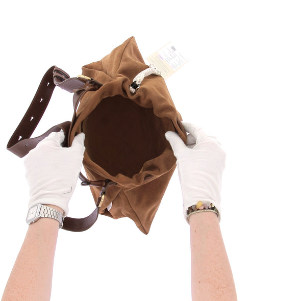 Sac en daim camel