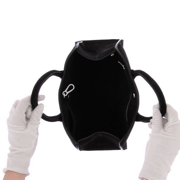 Sac à main en daim noir