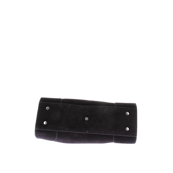 Sac à main en daim noir