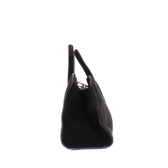 Sac à main en daim noir